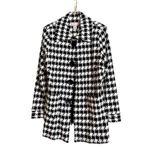 COPY - Beautiful houndstooth jacket/coat NWT!